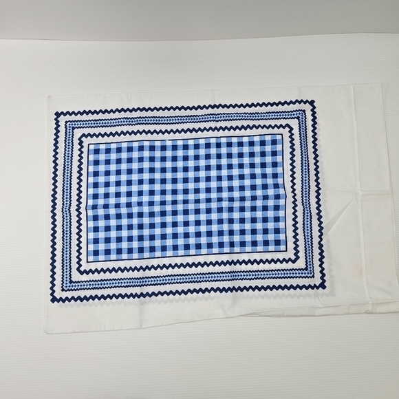 Tastemaker Muslin Pillowcases 2 Cottagecore Vintage Made In USA No Iron Coastal - Picture 3 of 8